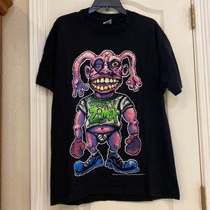 Vintage white zombie tshirt